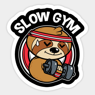 Slow Gym Sticker